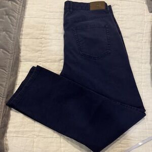 Peter Millar Deep Navy Straight-Leg pants